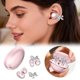 thumbnail image 2 of Auriculares inalámbricos con clip y batería de larga duración, con alcance de 6,0/3,5/4,5 h y 10 m. Auriculares ligeros para deporte y uso diario (blancos), 2 of 5