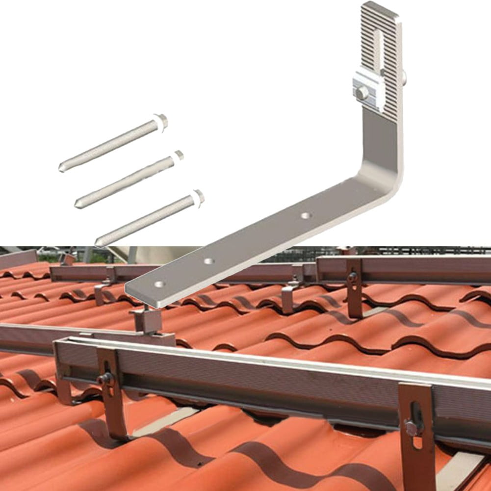 Roof Hook Shingle Slate Stainless Steel Ltype Photovoltaic Bracket