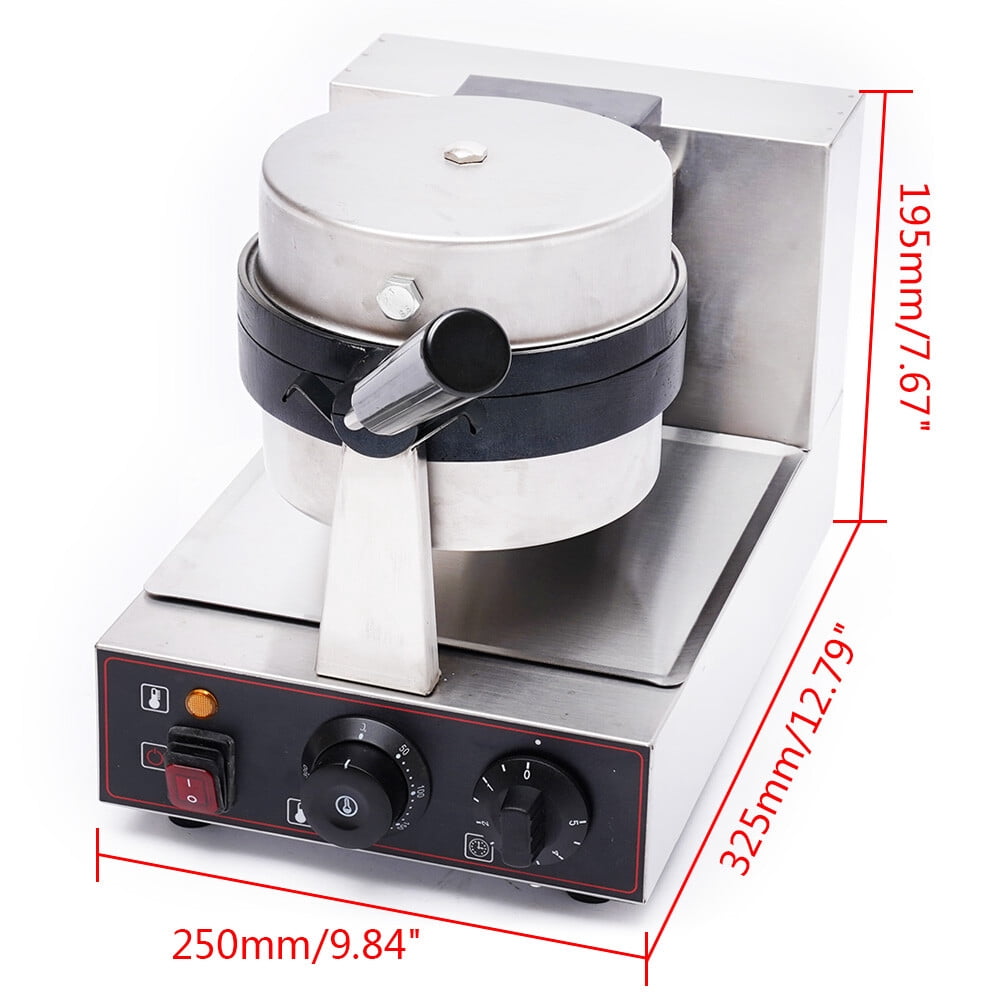 Electric Burger Waffle Maker Machine Panini Hamburger Press Baking Machine 1KW for Home Kitchens, Canteens