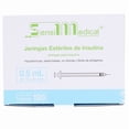 thumbnail image 1 of Sensimedical Jeringa para Insulina 0.5 ml con Aguja 31G x 8 mm, Caja con 100 Piezas, 1 of 3