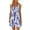 Blue, variant on IROINNID Women's Beach Dresses Hawaiian Sleeveless Sling Shift Dress Summer Loose Comfy Boho Prints Drop Waist Dress