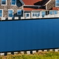 thumbnail image 4 of TKOOFN 6' x 50' Outdoor Privacy Fence Screen Mesh Cover for Backyard Deck, Patio, Garden, Pool, Blue, 4 of 10