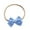 Light Blue, variant on XEGLSBU Baby Girl Bows 6-12 Months Toddler Baby Girls Solid Color Headband Bowknot Elastic Hair Band for Baby Girl Bows Small Black One Size