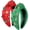Pattern F, variant on 2 count Christmas Headbands for Women, Christmas Tree Bow Headband, Red Headbands, Holiday Hairbands, Jeweled Red Green Knotted Hairband, XMAS Accessories, Holiday Outfits ( B)