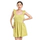 thumbnail image 4 of Vestido con detalle fruncido Roman Fashion /Juvenil, 1473 (Lima) verde lima CH, 4 of 6