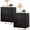 Black, variant on Buildhom 23" Fluted Nightstand with Charging Station, 3-Drawer Wood End Table for Bedroom, Wood