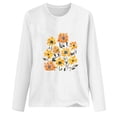 thumbnail image 4 of Pompotops T-shirt Décontracté Imprimé à Manches Longues et Col Rond pour Femmes, 4 of 7
