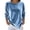 Sky Blue, variant on CIENVNSTG Women's Crew Neck Velvet Blouse Long Sleeve Loose Fit Solid Color Tone Soft Cozy Material Casual Trendy Tops for Spring Fall Indoor Daily Outfits And Leisure Moments Purple XXL