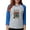 Heather/Blue, variant on CafePress - G.I. Joe First Issue Women's Baseball T Shirt - Womens Baseball Tee