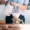thumbnail image 3 of Hario V60 Olive Wood Coffee Server, 400ml, 3 of 7