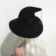 thumbnail image 5 of JoyMoreHome Halloween Witch Hat, Halloween Wizard Hat Star Wizard Knitted Cap, for Halloween Witch Cosplay Costume, 5 of 6