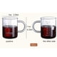 thumbnail image 4 of Billuyoard 2 uds. Taza de café transparente, tazas de vidrio para té, desayuno, avena, comida, báscula, vaso de arroz, utensilios de cocina, escuela, Cocina y Comedor Billuyoard HA081852-01, 4 of 6