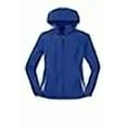 thumbnail image 3 of Sport-Tek ®  Ladies Colorblock Hooded Raglan Jacket. Lst76 M True Royal/ White, 3 of 4