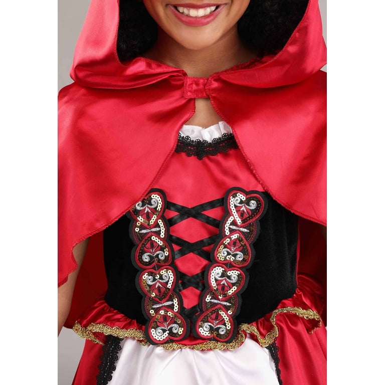 strapless open back dress Christmas Red Riding Hood Outfit L main image 0