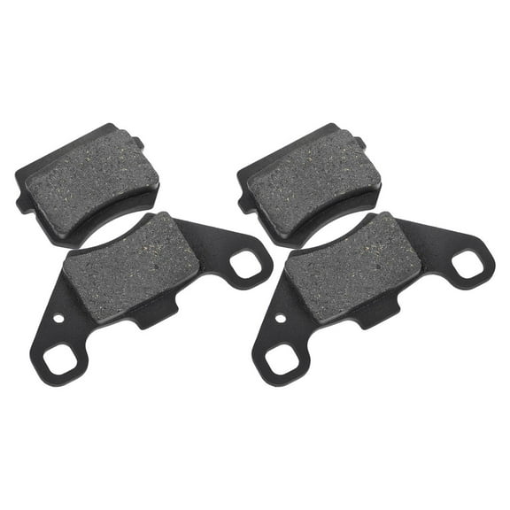 OUNONA  2 Sets Mini Brake Pads Golf Cart Pocket Dirt Motorcycle Black