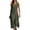 Army Green(Womens Dresses), variant on Summer Maxi Dress for Women Sleeveless V Neck Button Cotton Linen Dress with Pockets Casual Long Dress with Side Split
