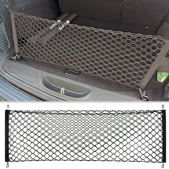 1 Layer Envelope Trunk Cargo Net For JEEP GRAND CHEROKEE Car Boot Trunk Net Mesh Elastic Rear Back Cargo Trunk Storage Organizer
