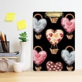 thumbnail image 6 of Hearts Hot Air Balloons Acrylic Clipboards 12 x 9 Inch A4 Size with Low Profile Clip Hanging Clipboard for Classroom School Office, 6 of 8