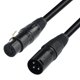 thumbnail image 2 of Cable de audio XLR macho de 3 pines a XLR hembra de 5 pines y XLR hembra de 3 pines a XLR macho de 5 pines, para micrófono y luz de escenario., 2 of 7