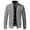 light gray, variant on Men's sweat jacket with zip, traditional jacket, winter coat