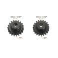 thumbnail image 2 of 1 M1 Piñón Motor Engranaje Juego 2uds 19T 20T Ajuste 5mm RC Motor Eje M1 Paso Engranajes para RC Coche, con Hexagonal Llave, 2 of 6