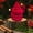 Red, variant on Tuscom Waving Santa Claus Figurine with Rocking Motion, Battery or USB Powered Christmas Decoration, Festive Holiday Decor, Compact 6.69 Inch Santa Claus Rocker Toy for Seasonal Party Display