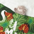 thumbnail image 2 of Disketp Palm Leaves And Tropical Flowers Dog Blanket/Bed Cover for Dogs and Cats,Puppy Essentials-Small, 2 of 8