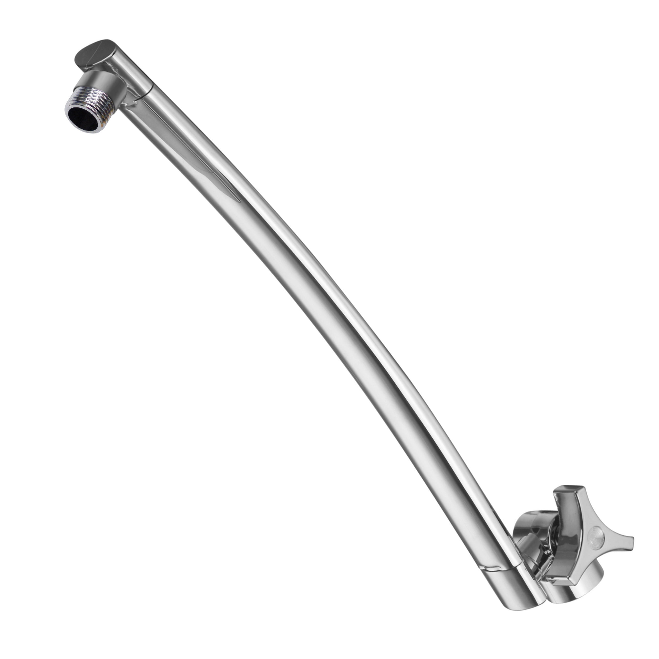L... Hotel Spa 11" Solid Brass Adjustable Shower Extension Arm with Lock Joints 