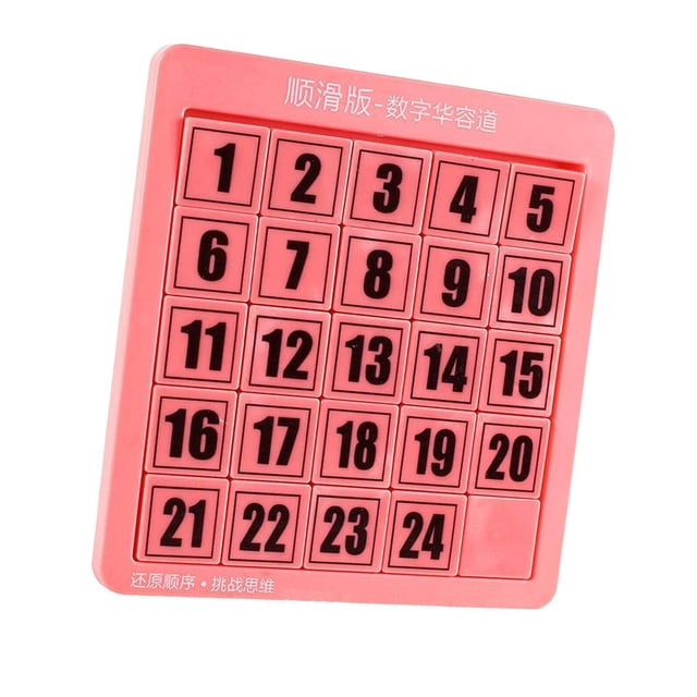 Xingzhi Digital Puzzles Toys Math Educational Toys Game for Training Exercise pink 24 cubes