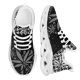 thumbnail image 1 of Zapatillas de deporte con plataforma y cordones transpirables para mujer, con estampado 3D de hojas de marihuana, informales, de malla, 1 of 6