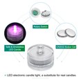 thumbnail image 4 of Unique Bargains 24Pcs Bright LED Tea Light, Pink Waterproof Flameless Candle Color Change Party Wedding Festivals Decor, 4 of 7