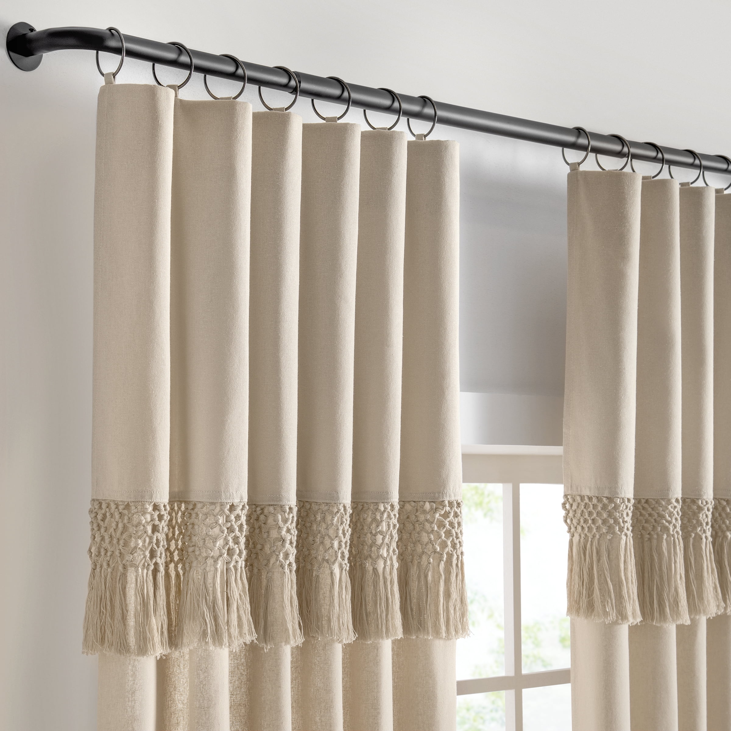 Buy Deconovo Eyelet Blackout Curtains, Thermal Insulated Silver  Multilateral Diamond Printed Ring Top Curtains for Kids Bedroom, 46x72  Inch(Width x Length), Beige, 1 Pair Online at desertcartINDIA