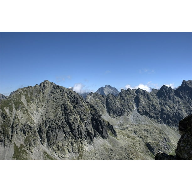 Canvas Print Slovakia Bystre Sedlo Tatry Mountains Vistas Stretched Canvas 10 X 14 Walmart Com Walmart Com