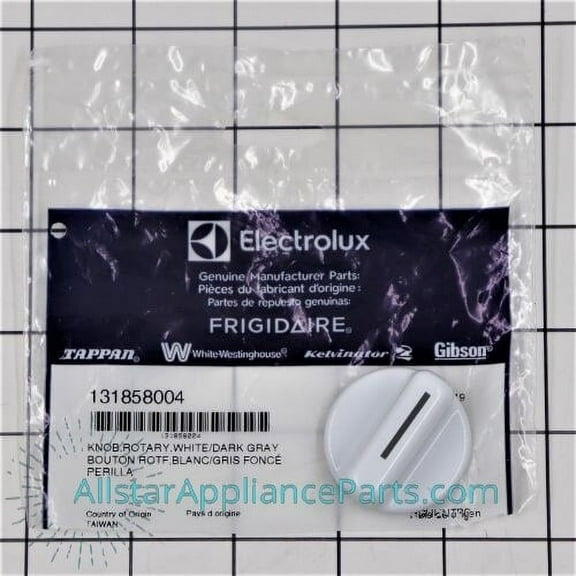 Frigidaire Washer/Dryer Control Knob 131858004