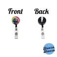 thumbnail image 3 of Poodle Dog Pop Art Retractable Reel ID Badge Key Card Name Tag Holder with Clip, 3 of 7
