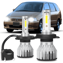 High Beam and Low Beam Headlight Bulb - Compatible with 1995 - 2004 Honda Odyssey 1996 1997 1998 1999 2000 2001 2002 2003 2pcs