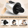 thumbnail image 3 of Pilot Car Air Fresheners - Little Bear Airplane Cars Diffuser Rotating Propeller, Air Outlet Vent Fresheners, Cute Air Freshener with 2 Packs Replacement Tablets Creative Car Perfume, 3 of 12