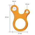 thumbnail image 3 of Tendeur de Cordon en Alliage d'Aluminium pour Tente Randonnée Camping, 3 of 9