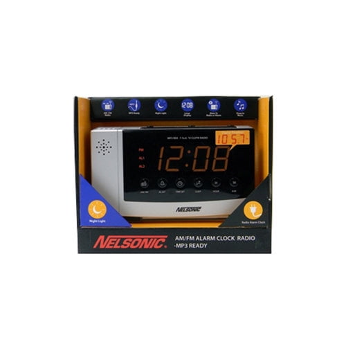Nelsonic LED Clock Radio