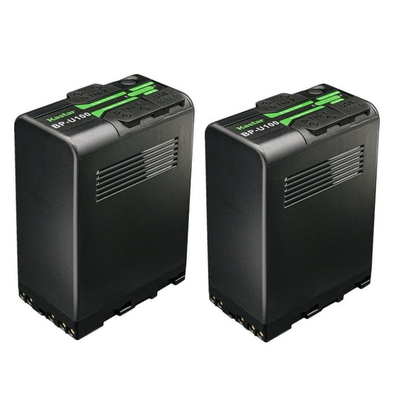 Kastar BP-U100 Battery 2-Pack Replacement for Sony BP-U30 BP-U35 BP-U60 BP-U60T BP-U66 BP-U65 BP-U68 BP-U70 BP-U90 BP-U95 BP-U96 BP-U98 BP-U100 Battery, Sony PMW-300 PMW-300K1 PMW-EX1 PMW-EX1R Camera