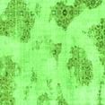 thumbnail image 1 of Ahgly Company Indoor Square Abstract Green Modern Area Rugs, 4' Square, 1 of 4