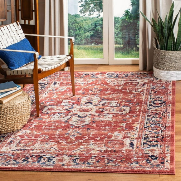 SAFAVIEH Charleston Zharko Overdyed Floral Area Rug