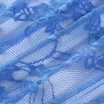 thumbnail image 4 of Womens Soft Lace Flower Sleepwear Dress Silks Lingerie Nightdress Underwear With Cup,Blue,M, 4 of 4
