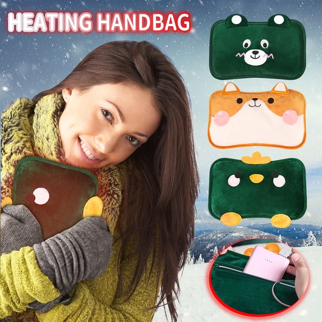 Xihbxyly Calentador de Manos Usb, Adorable Diseño de Animal, Calentamiento Rápido con Grafeno, 3 Temperaturas Ajustables, Portátil E Imprescindible para El Invierno, Ideal para Viajes, Ideal para Tod