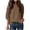 Brown#2, variant on Tops for Women Trendy Viikei Womens Tops Long Sleeve Dressy Casual,Women's New Lace Sleeve Round Neck Cover Line Solid Color Casual Blouse Brown L