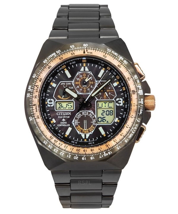 Citizen Eco-Drive Night Hawk Quartz Men's Stainless Steel
