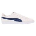 thumbnail image 3 of Puma Men's Basket Classic Badge White / True Blue Ankle-High Leather Fashion Sneaker - 13M, 3 of 4