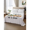 thumbnail image 2 of Camping Flat Sheets Only Twin XL Size, Soft Breathable Bed Top Sheets for Mattress, Fall Summer Nature Forest Car Tree Moon Luxury Bedding Flat Sheets for Home Hotel Bedroom Bed Protection, 2 of 9