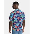 thumbnail image 5 of Lilo and Stitch Men's and Big Men's Graphic Button-Up Shirt, Sizes XS-3XL, 5 of 5