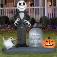 thumbnail image 3 of Projection Airblown Jack Skellington Inflatable, 3 of 7